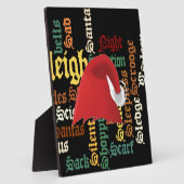 クリスマスプレゼントが素敵な日と良い夜を フォトプラーク (側面)