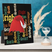 クリスマスプレゼントが素敵な日と良い夜を フォトプラーク (側面)