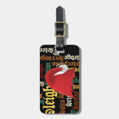 クリスマスプレゼントが素敵な日と良い夜を ラゲッジタグ (正面縦)