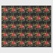 クリスマスプレゼントが素敵な日と良い夜を ラッピングペーパー (フラット)