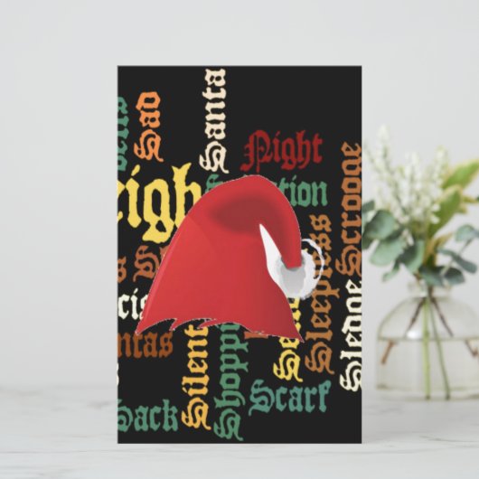 クリスマスプレゼントが素敵な日と良い夜を 便箋 (スタンド正面)