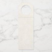 クリスマスプレゼントが贈られる可愛いテディベア ボトルネックタグ (裏面)