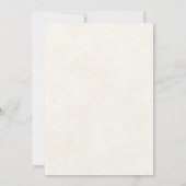 クリスマスプレゼントが贈られる可愛いテディベア 招待状 (裏面)