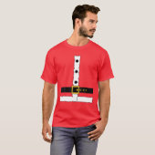 クリスマスプレゼントにサンタの衣装 Tシャツ (正面フル)