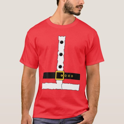 クリスマスプレゼントにサンタの衣装 Tシャツ (正面)