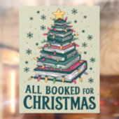 クリスマスプレゼントに図書館員ラバー ウィンドウサイン (シート2)