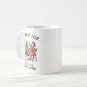 クリスマスプレゼントに新しい大統領が欲しいサンタ コーヒーマグカップ (正面左)