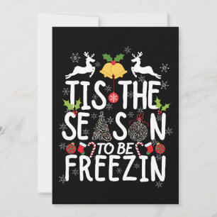 クリスマスプレゼントに最適な「FREEZINシーズン」Tシャツ 招待状