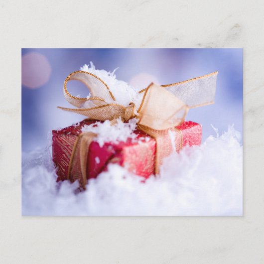 クリスマスプレゼントのはがき シーズンポストカード (正面)