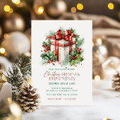 クリスマスプレゼントのオープニングパーティー 招待状