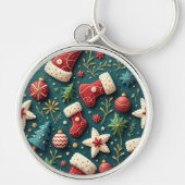 クリスマスプレゼントのキーチェーン キーホルダー (正面)