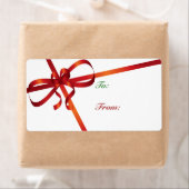 クリスマスプレゼントのギフトラベル ラベル (インサイチュ)