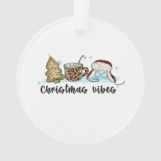 クリスマスプレゼントのクリスマスの雰囲気 オーナメント (正面)