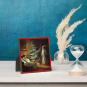 クリスマスプレゼントのクリスマスカロル幽霊 フォトプラーク (インサイチュ)