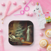 クリスマスプレゼントのクリスマスカロル幽霊 ペーパープレート (パーティー)