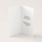 クリスマスプレゼントのクリスマスカード (内部)