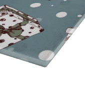 クリスマスプレゼントのパターン カッティングボード (角)