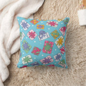 クリスマスプレゼントのパターン クッション (ブランケット)