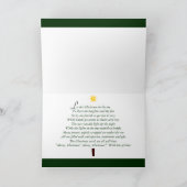 クリスマスプレゼントのパターン シーズンカード (内部)