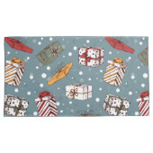 クリスマスプレゼントのパターン 枕カバー (正面右)