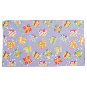 クリスマスプレゼントのパターン 枕カバー (正面右)