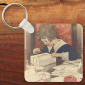 クリスマスプレゼントのラッピング、ジェシー・ウィルコックス・スミス キーホルダー (正面)