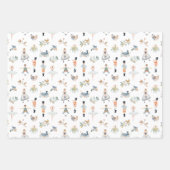 クリスマスプレゼントのラップの12日 ラッピングペーパーシート