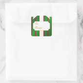 クリスマスプレゼントのラベルへ/ラベルから スクエアシール (バッグ)