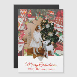 クリスマスプレゼントの写真 ホリデー マグネット