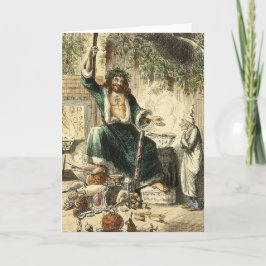 クリスマスプレゼントの幽霊クリスマスキャロルカード シーズンカード