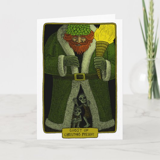 クリスマスプレゼントの幽霊 シーズンカード (正面)