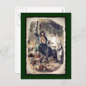 クリスマスプレゼントの幽霊 シーズンポストカード (正面/裏面)