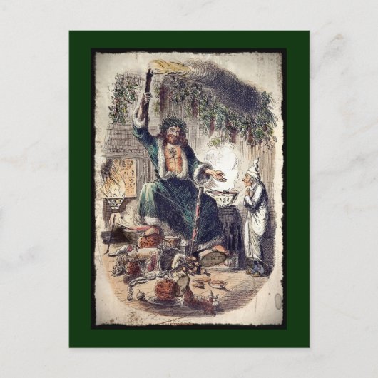 クリスマスプレゼントの幽霊 シーズンポストカード (正面)