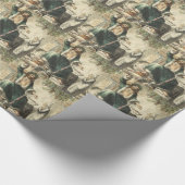 クリスマスプレゼントの幽霊 ラッピングペーパー (角)