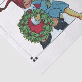 クリスマスプレゼントの氷を持つ子供 薄葉紙 (詳細)