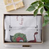 クリスマスプレゼントの氷を持つ子供 薄葉紙 (ギフト)