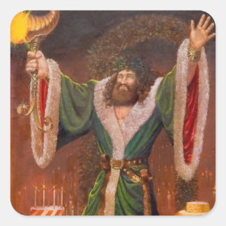 クリスマスプレゼントの精神 スクエアシール