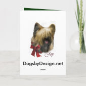 クリスマスプレゼントの贈り物 シーズンカード (裏面)