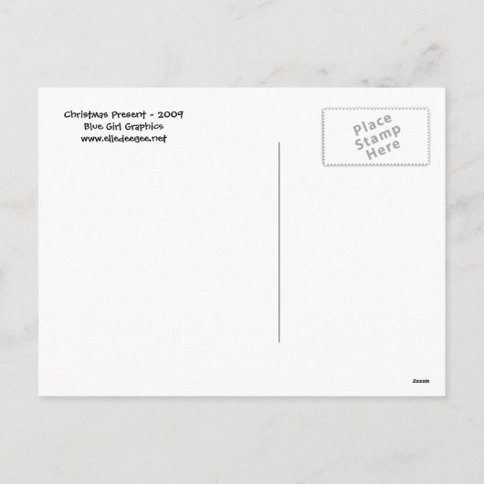 クリスマスプレゼントはがき シーズンポストカード (裏面)