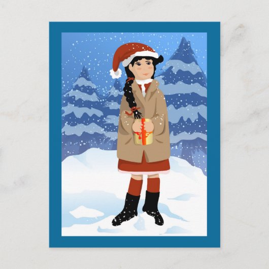 クリスマスプレゼントはがき シーズンポストカード (正面)