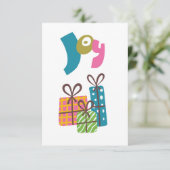 クリスマスプレゼントは喜びで飾られている。 カード (スタンド正面)