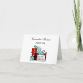 クリスマスプレゼントまで開かないクリスマス シーズンカード (正面)