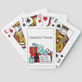 クリスマスプレゼントまで開かないクリスマス トランプ