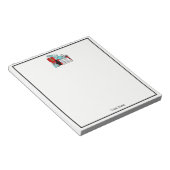 クリスマスプレゼントまで開かないクリスマス ノートパッド (アングル)