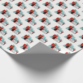 クリスマスプレゼントまで開かないクリスマス ラッピングペーパー