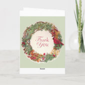 クリスマスプレゼントをありがとう サンキューカード (裏面)