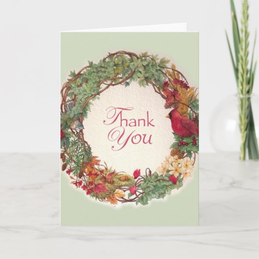 クリスマスプレゼントをありがとう サンキューカード (正面)