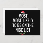 クリスマスプレゼントをもらえそうな人 シーズンカード (正面/裏面)