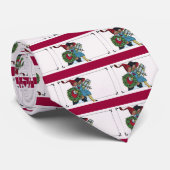クリスマスプレゼントを持つ子どもたち ネクタイ (ロール)