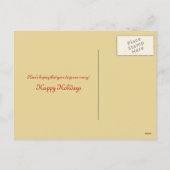 クリスマスプレゼントを楽しむ子ども シーズンポストカード (裏面)